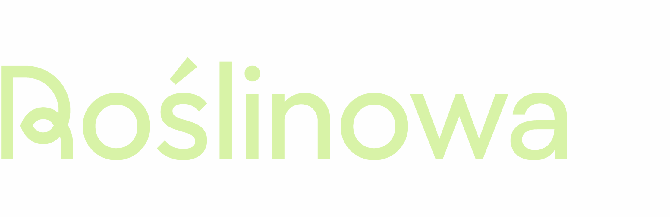 logo roślinowa jasnozielone